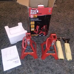 (2) BRAND NEW 3 TON TORIN JACK STANDS 