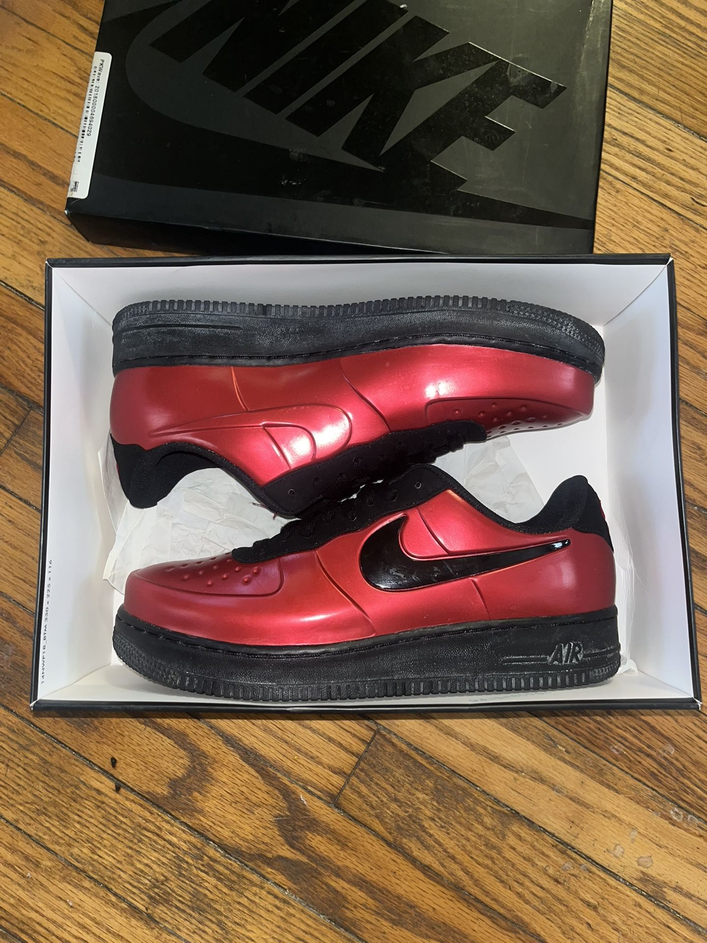 AF1 “Gym Black Red” Foamposites 