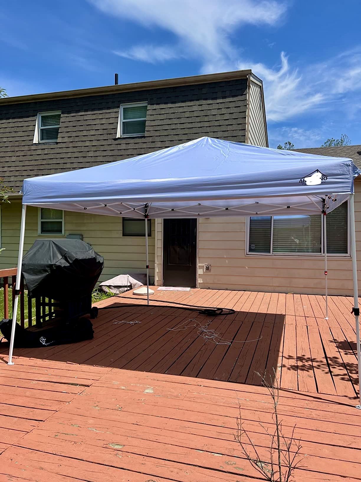 10x10ft 1 Person Setup Instant Pop Up Canopy Tent, One...