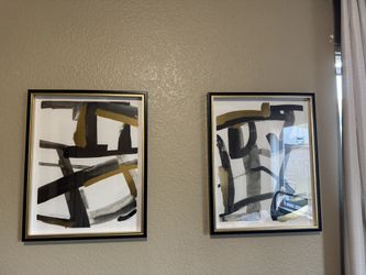 A Pair Of Wall Art/ Frames