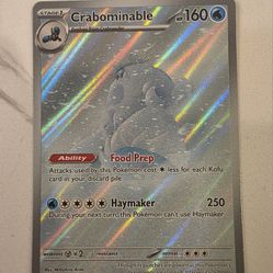 Crabominable - 149/142 Stellar Crown Illustration Rare Pokemon Card - NM/MINT!