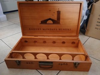2 Wooden Wine boxes