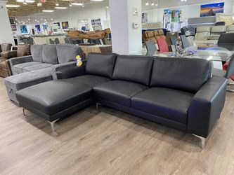 GENUINE LEATHER SOFA L SECTIONAL LIVING ROOM SECTIONAL ON SALE OFFER ENDS 11/30/25!!!