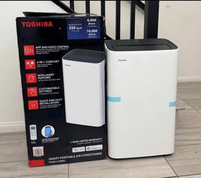 Air Comditioner portable 6000 btu covers a 250 sq Ft