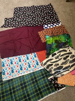 Mixed Fabric Lot – Assorted Prints and Solids