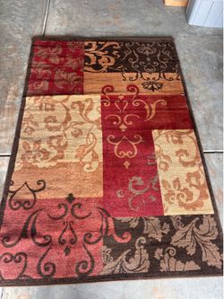 Red & Brown rug