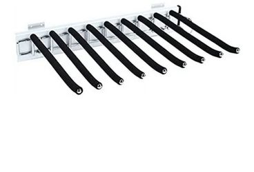 Stainless Steel Trousers Rack 9 Arms, Extendable Pull Out Wardrobe Trouser Rack(Right Installation)