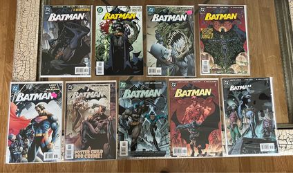 Batman Hush story line #608,609,610,611,612,613,615,618,619