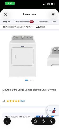 dryer electric maytag like new