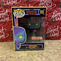 Stranger Things Vecna Blacklight Funko Pop Vinyl Figure Target Exclusive 1312