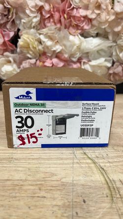 Midwest Electric Products 30-Amp 120/240-Volt Fused AC Disconnect (U035F2P