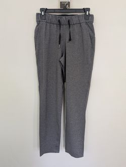 Lululemon On the Fly 7/8 Pant 27" - Heathered Black, Size 4