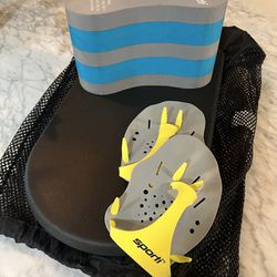 Swim Gear- kickboard, paddles, pull buoy