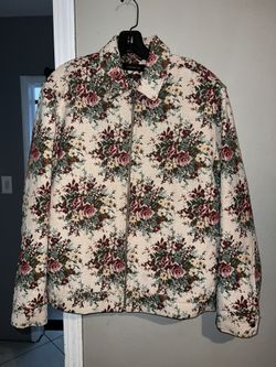 URBAN OUTFITTERS FLORAL ZIP UP