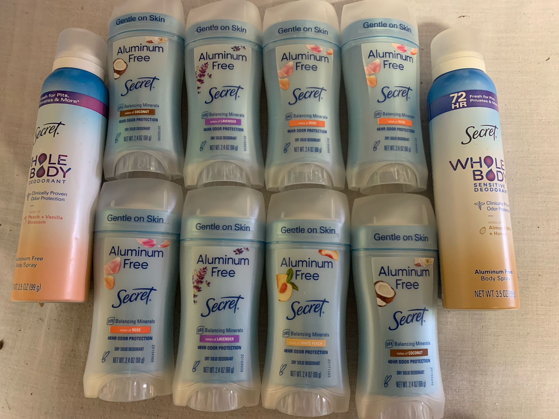 Secret Deodorants Aluminum Free Deodorant