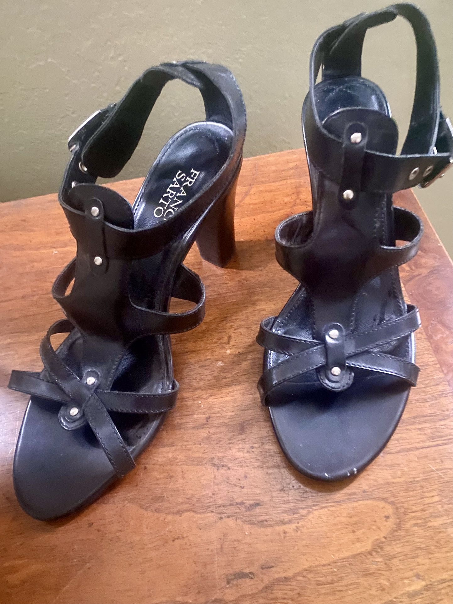 NEW! Franco Sarto Black Heels sz. 9.5