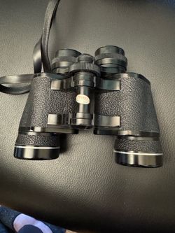 Sears Model No. 6230 Wide Angle binoculars featuring coated optics. Made in Japan with 7x35