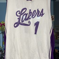 Vintage Lakers Jersey Sz. Large
