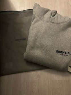 Essential hoodie grey