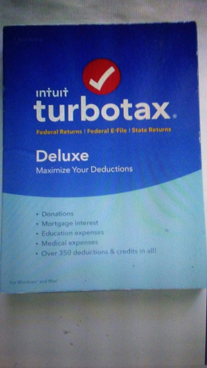 Turbotax Deluxe 2018 Fed/ State