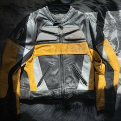 Leather motorcycle Jacket 