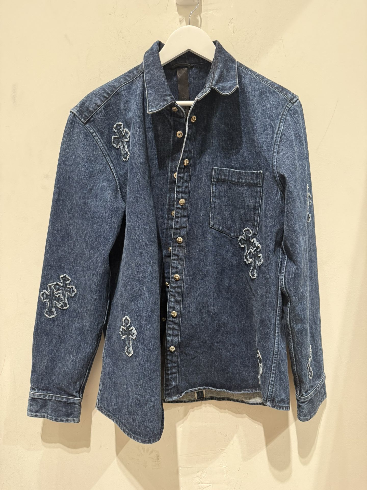 Chrome Hearts Denim Button Down (XL)