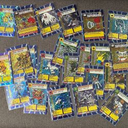 Digimon Digital Monsters English Trading Card HOLO Stickers