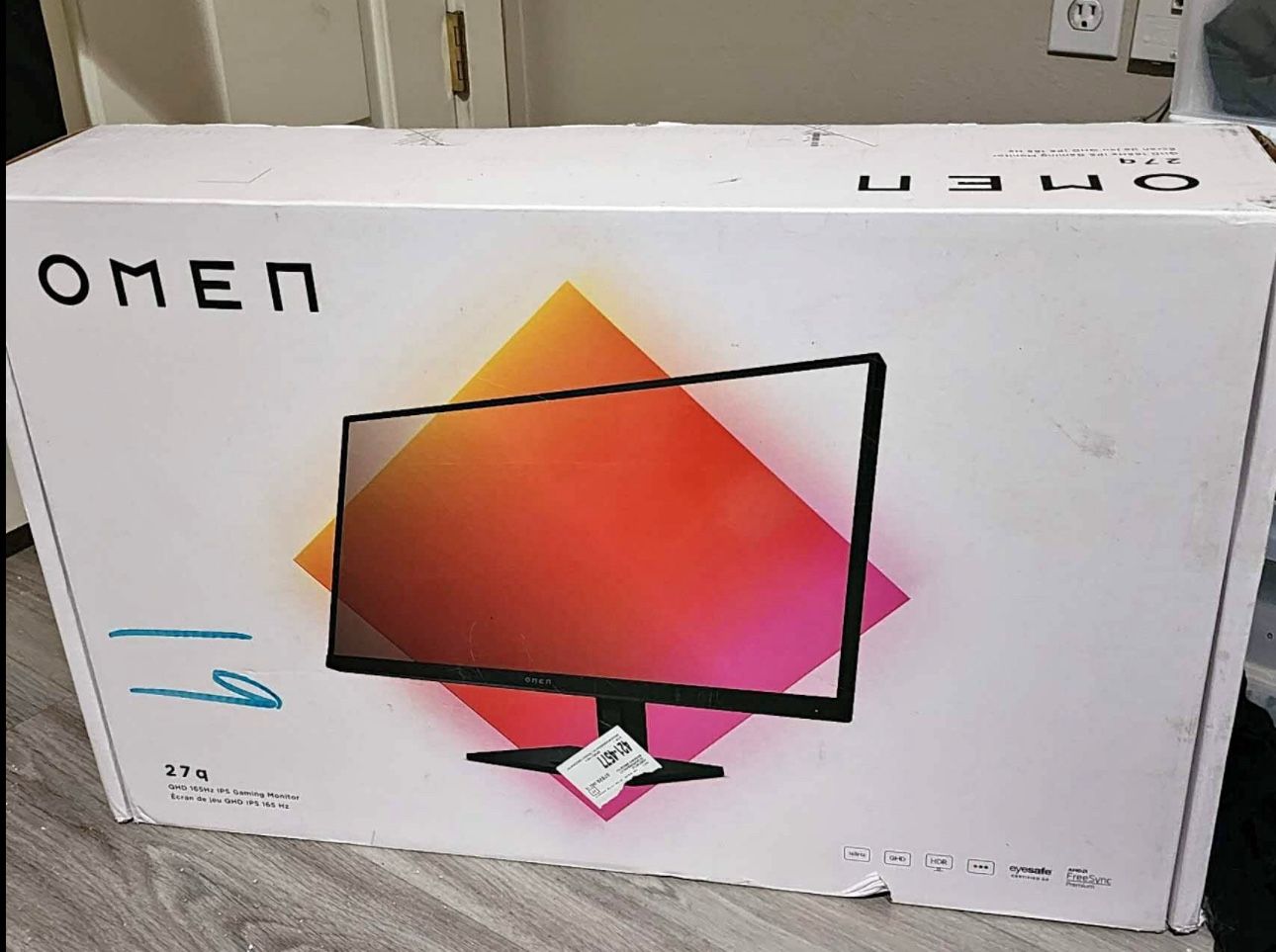 Brand New - HP Omen 27q QHD 166hz Gaming Monitor