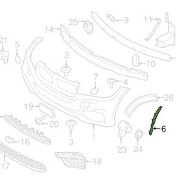 BMW OEM WHEEL ARCH ADAPTER 5111 (contact info removed) 2013-2018 X5M F85 X5 M FRONT RIGHT
