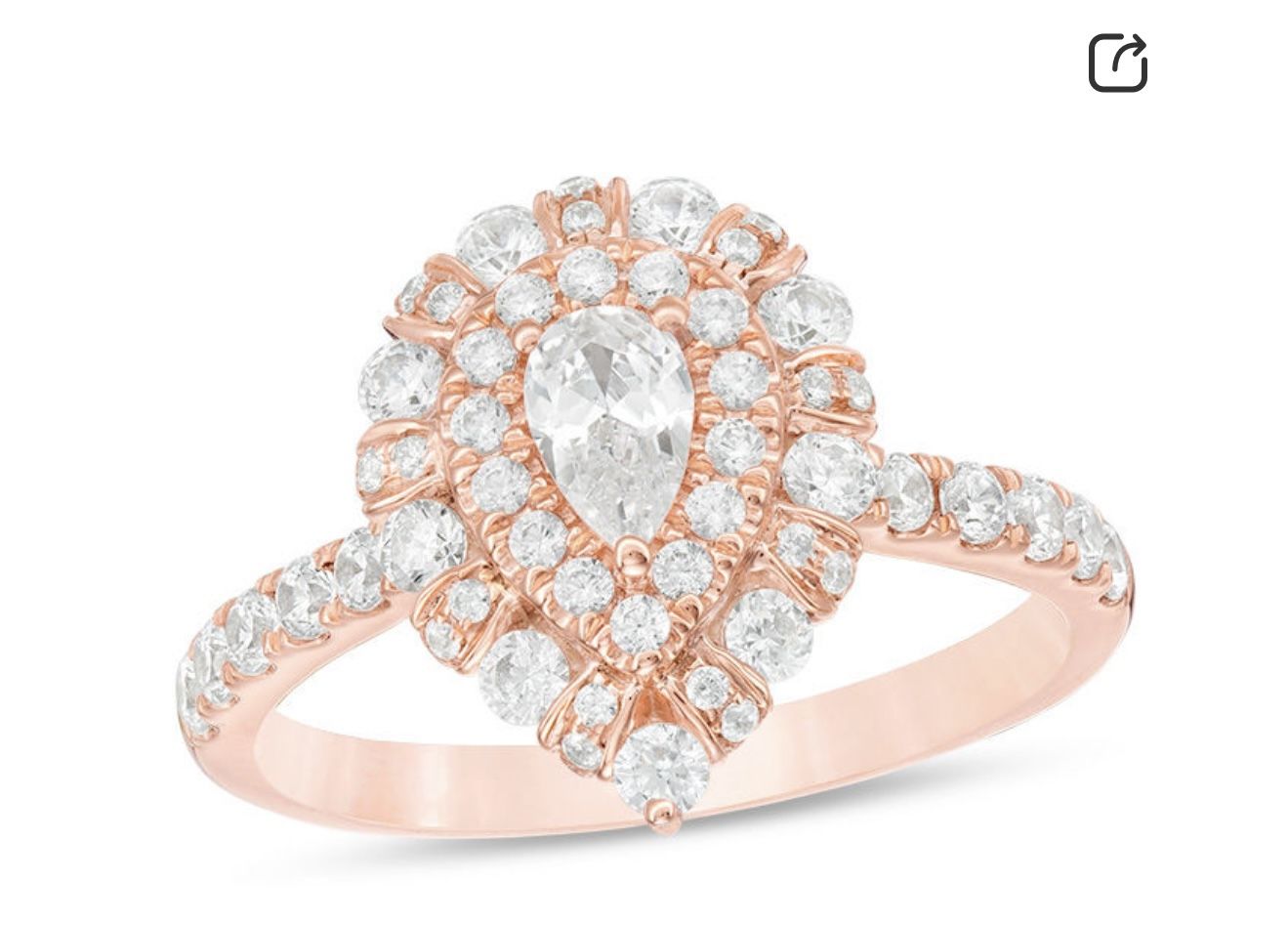 14K RL Engagement Ring