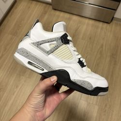 Jordan Retro 4 White Cement 