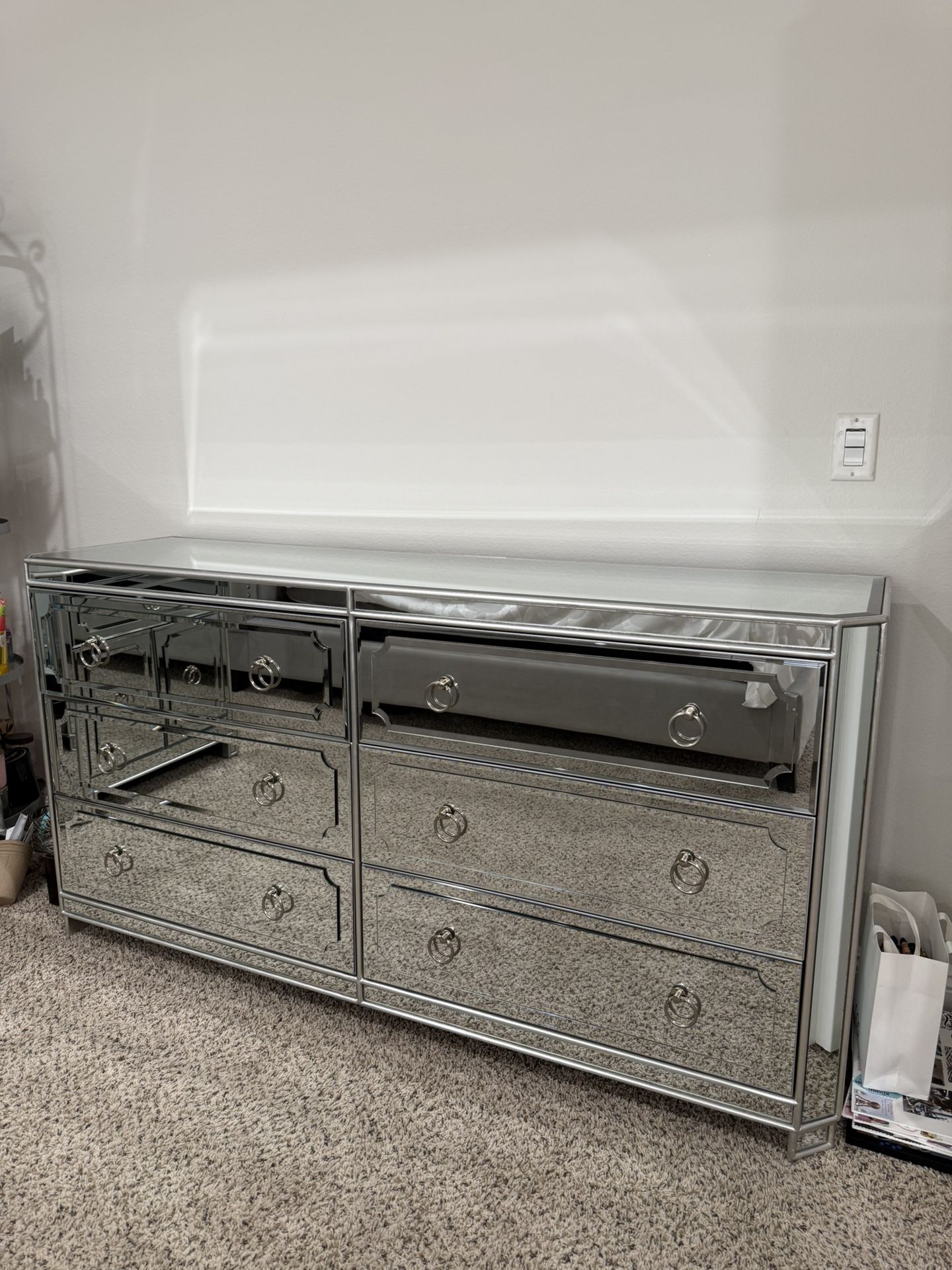 Simplicity Mirrored Dresser