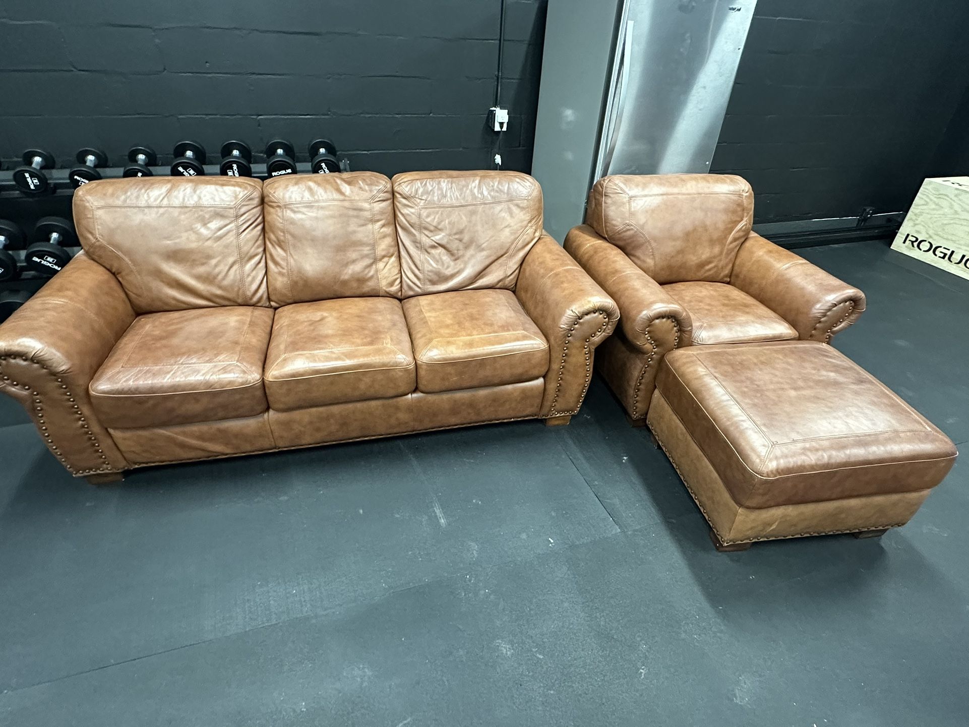 Couch And Chair With Ottoman