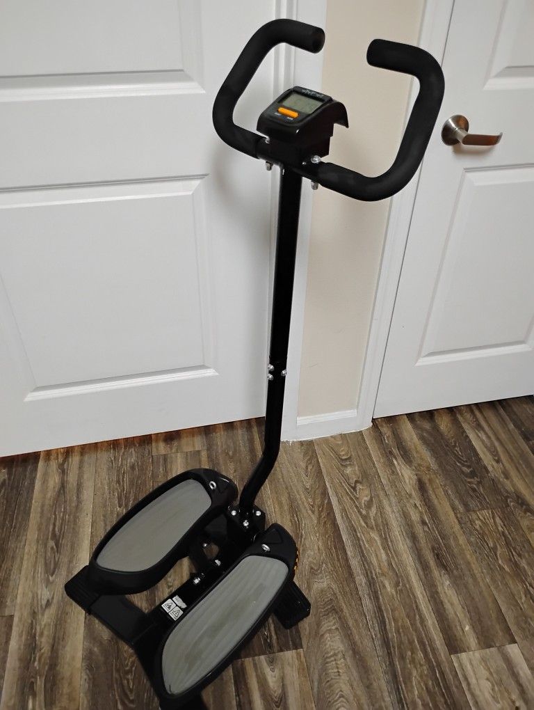 Sportsroyals Stair Stepper with Handlebar for Exercises-Twist Stepper  330lbs Weight Capacity
47"H,
Base: 19"LX16"W
