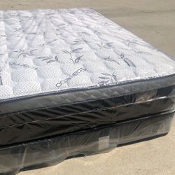 New Pillow Top California King Mattress Pick Up Delivery Available For $25