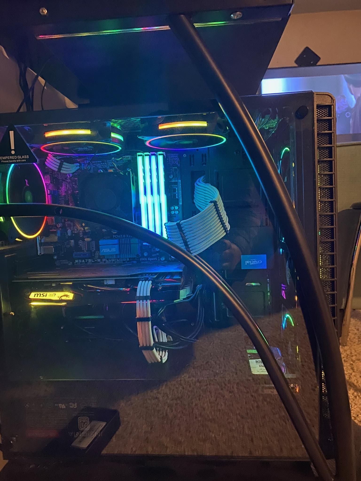 Only(AMD Phenom ll x4810 + motherboard + 32Gb rgb ram) nothing more