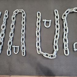 Pair Of Heavy Duty Weight Chains (2x26lb Or 2x18lb)