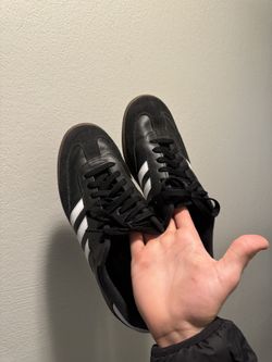 BLACK ADIDAS SAMBA Sz 10