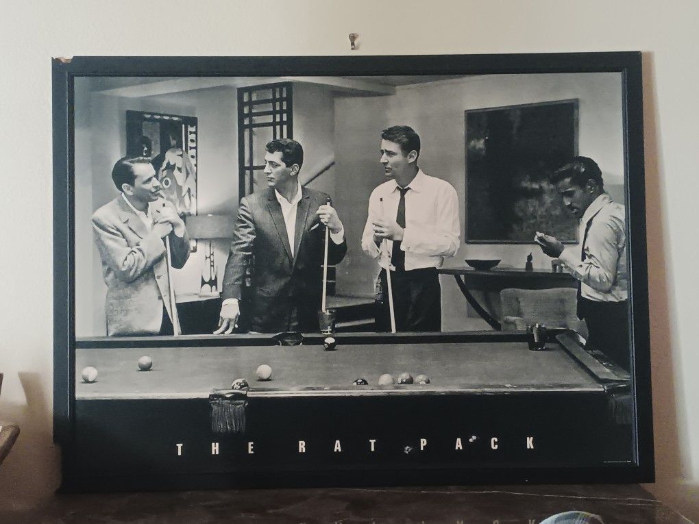 Rat Pack Photo Blown Up