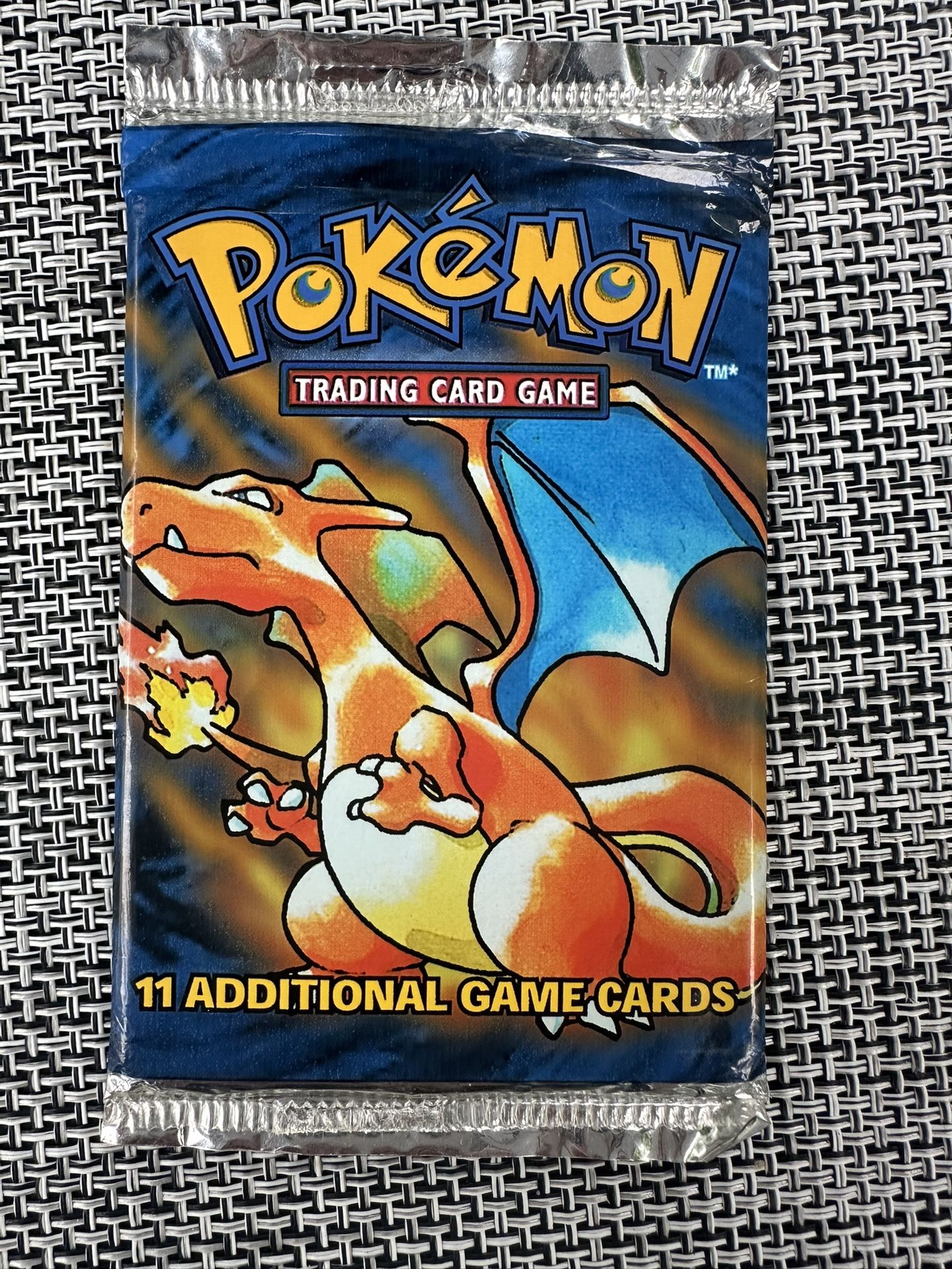1999 Pokemon Base Set Unlimited booster pack Charizard FACTORY SEALED