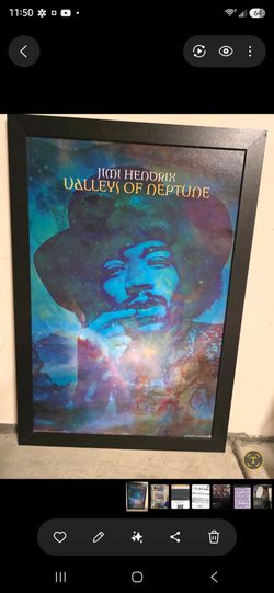 Jimi Hendrix Poster & Collectors box bundle