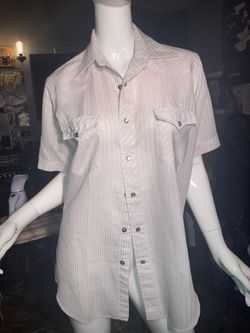 Wrangler Short Sleeve Pearl Snap Shirt