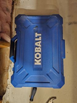 $90 KOBALT TOOL set  missing a few pieces OBO
