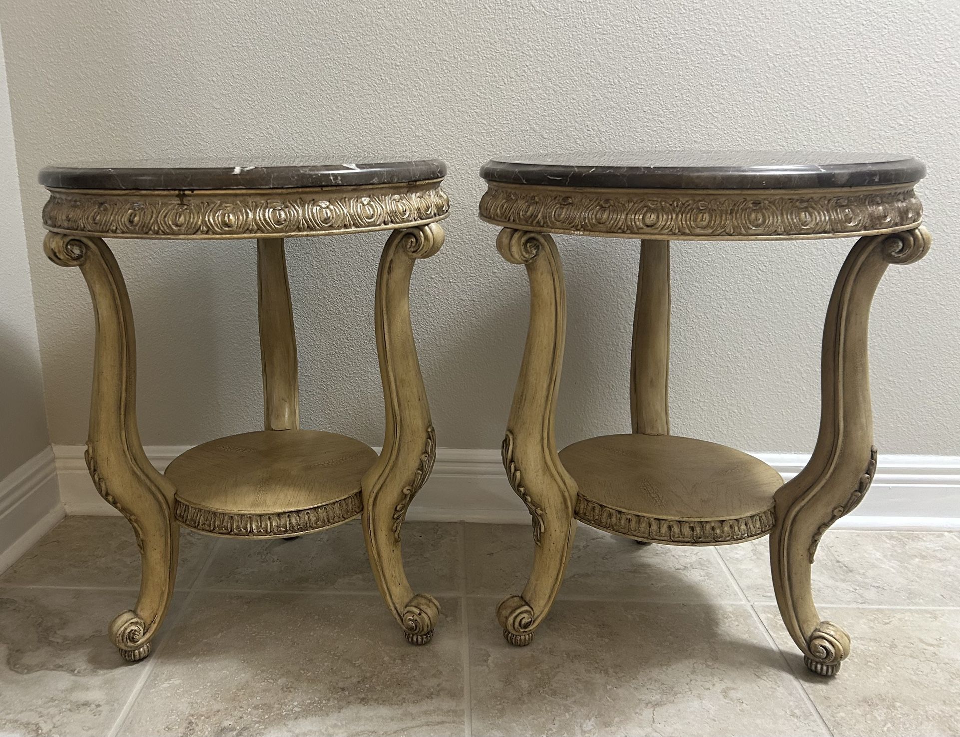 Marble End Tables