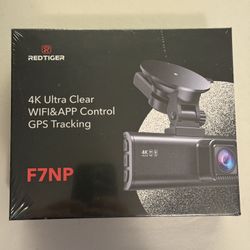 Dashcam - Front And Rear 4k Ultra Clear WiFi/app Control