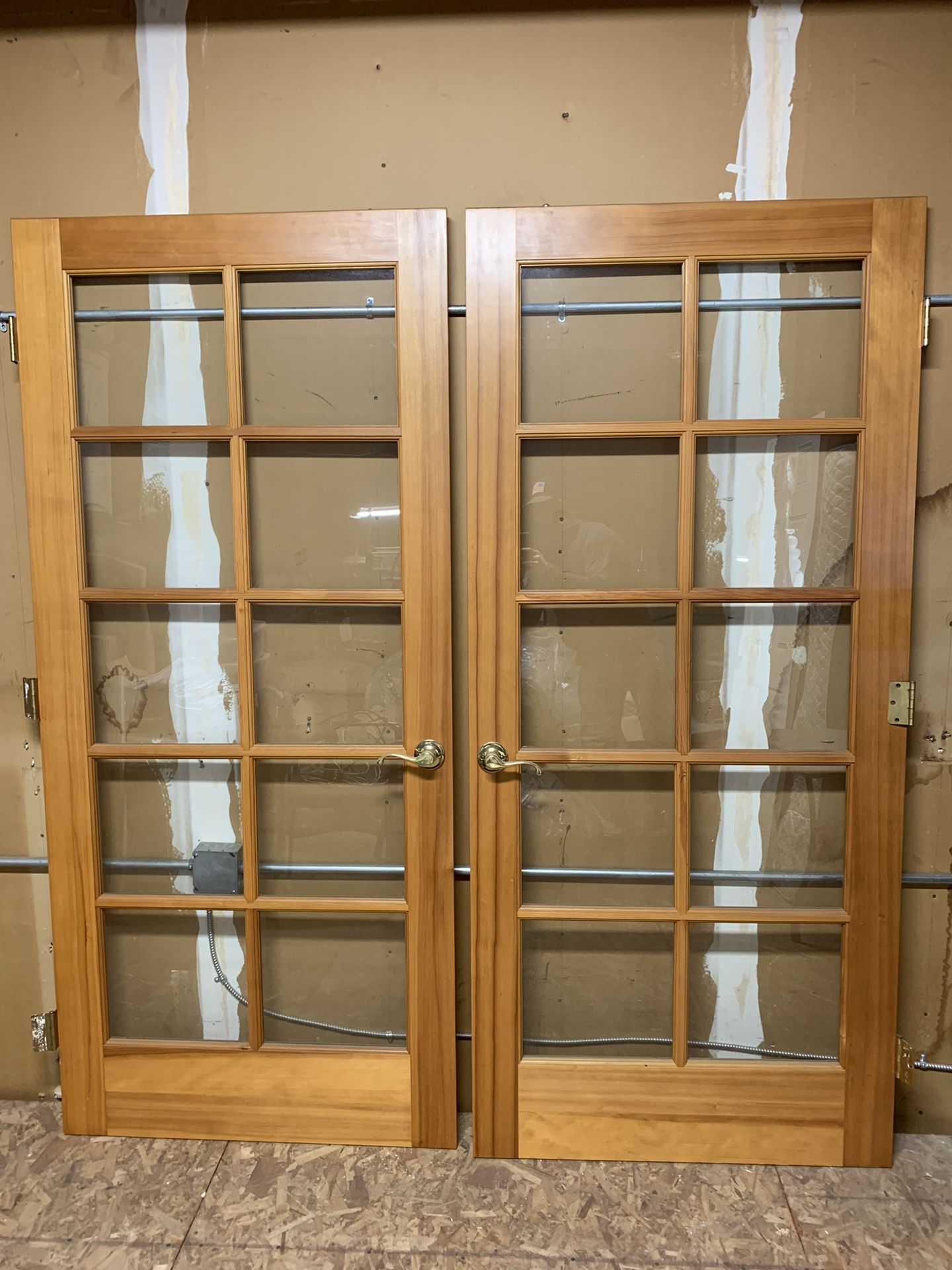Solid wood/glass French Door for Sale in Lakewood, WA OfferUp