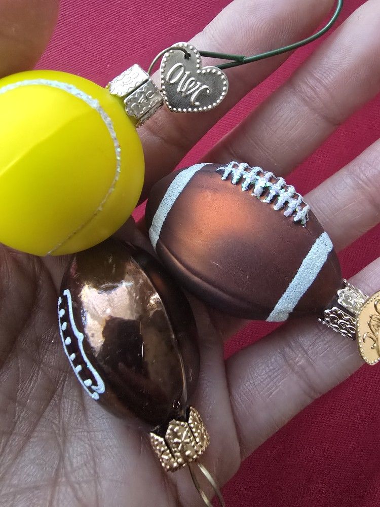Ornaments / Football / Tennis / Christmas / Navidad /esferas / Decoracion