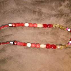 Chunky Plastic Bead Necklace 