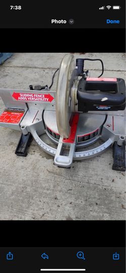 $175  12” compound miter saw