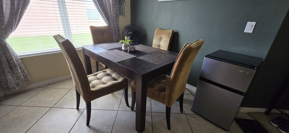 Dining Table With Four Chairs